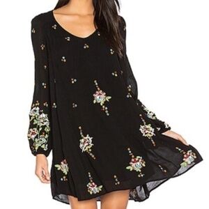 Free People Oxford Embroidered Swing Dress